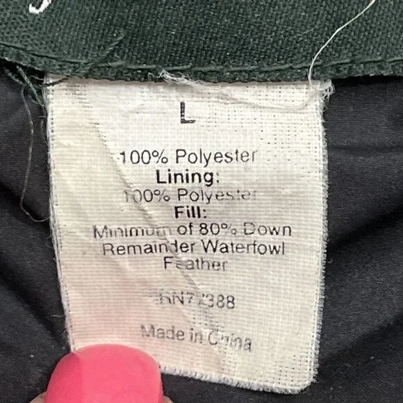 J Crew Puffer Vest Womens L Black Down Filled High Neck Classic Outdoor Preppy - Picture 8 of 8